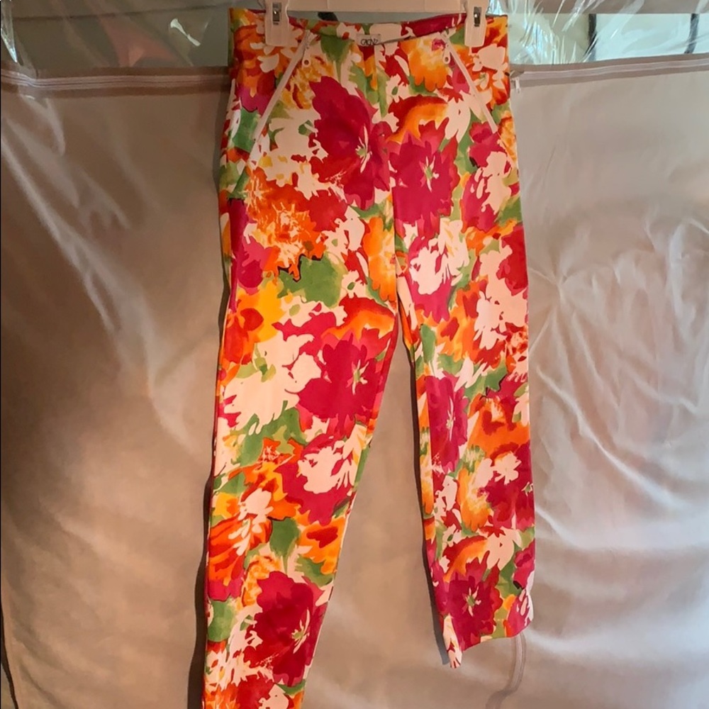 Cache multi- Color Capri 100% Cotton pants.